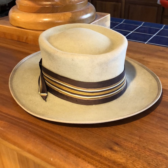 Vintage Stetson The Sovereign sz 6 7/8 approx Fur Felt!! - Picture 3 of 9